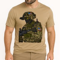 US Special Force Soldier Army Cooling Performance Crew T-Shirt