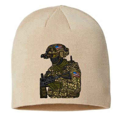 US Special Force Soldier Army Sustainable Beanie