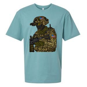 US Special Force Soldier Army Sueded Cloud Jersey T-Shirt