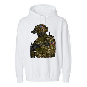 US Special Force Soldier Army Garment-Dyed Fleece Hoodie