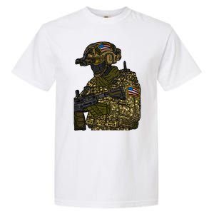 US Special Force Soldier Army Garment-Dyed Heavyweight T-Shirt