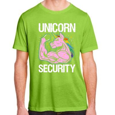 Unicorn Security Funny Costume Police Gift For Men Women Adult ChromaSoft Performance T-Shirt