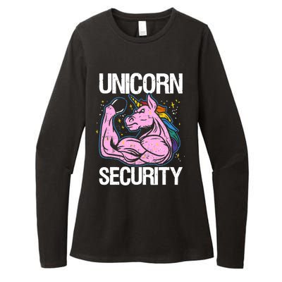 Unicorn Security Funny Costume Police Gift For Men Women Womens CVC Long Sleeve Shirt