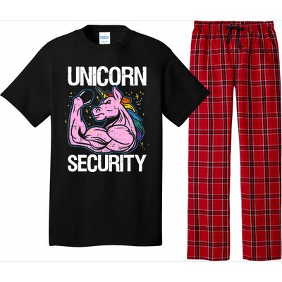 Unicorn Security Funny Costume Police Gift For Men Women Pajama Set