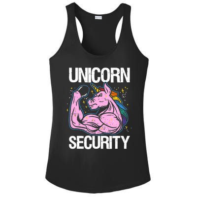 Unicorn Security Funny Costume Police Gift For Men Women Ladies PosiCharge Competitor Racerback Tank