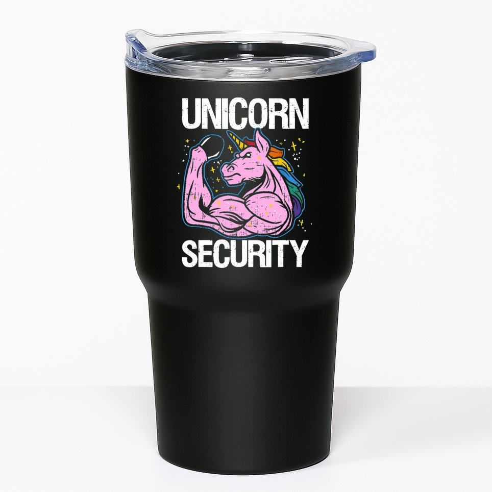 Unicorn Security Funny Costume Police Gift For Men Women Tumbler