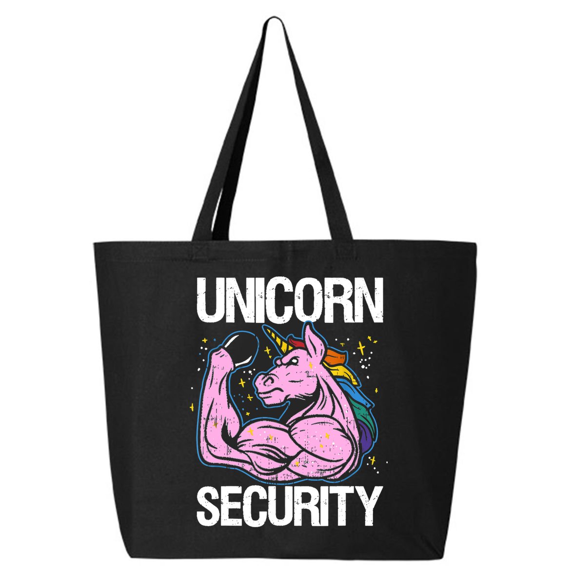 Unicorn Security Funny Costume Police Gift For Men Women 25L Jumbo Tote
