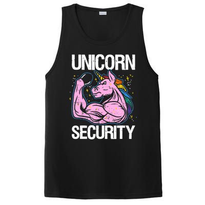 Unicorn Security Funny Costume Police Gift For Men Women PosiCharge Competitor Tank