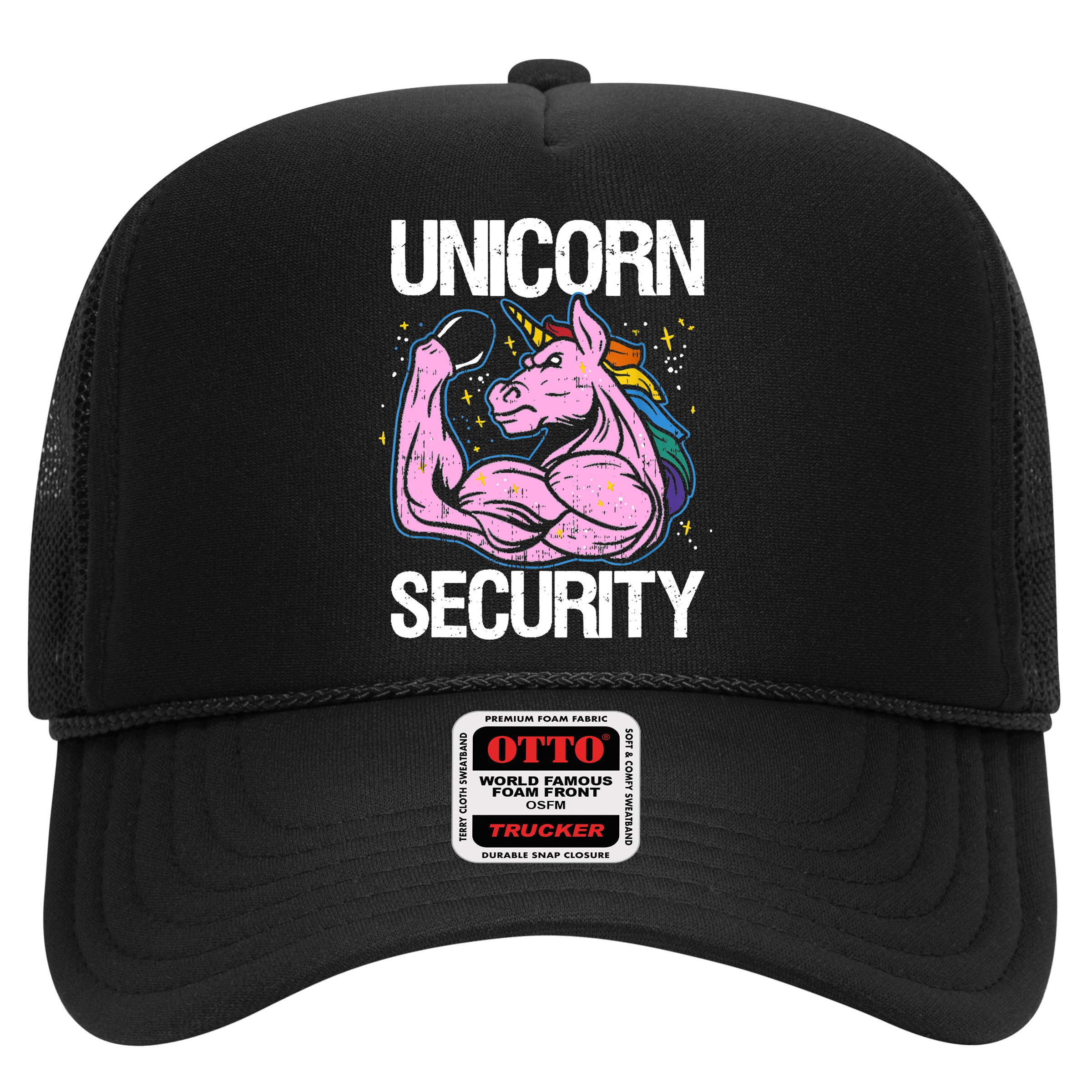 Unicorn Security Funny Costume Police Gift For Men Women Hat