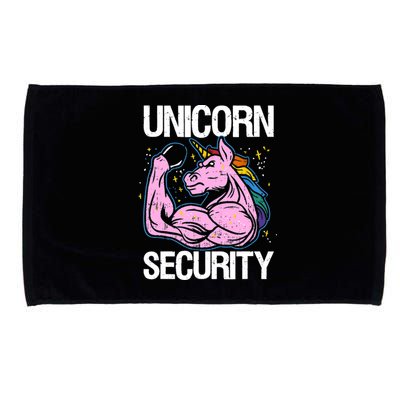 Unicorn Security Funny Costume Police Gift For Men Women Microfiber Hand Towel