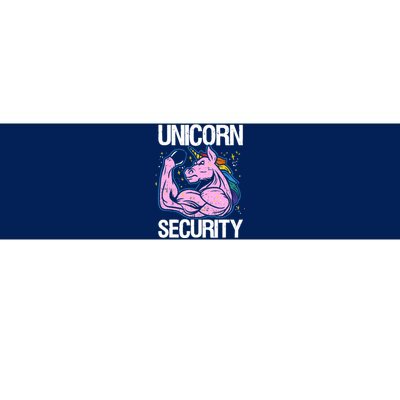 Unicorn Security Funny Costume Police Gift For Men Women Bumper Sticker