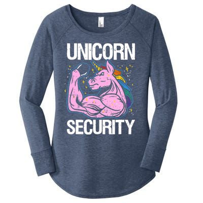 Unicorn Security Funny Costume Police Gift For Men Women Women's Perfect Tri Tunic Long Sleeve Shirt