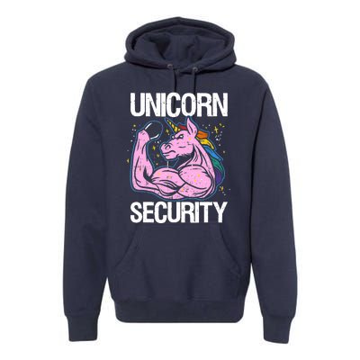 Unicorn Security Funny Costume Police Gift For Men Women Premium Hoodie