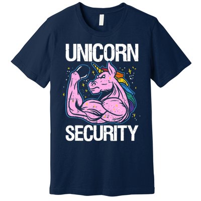 Unicorn Security Funny Costume Police Gift For Men Women Premium T-Shirt