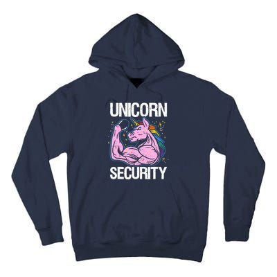 Unicorn Security Funny Costume Police Gift For Men Women Tall Hoodie