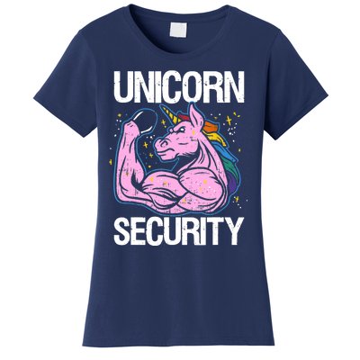 Unicorn Security Funny Costume Police Gift For Men Women Women's T-Shirt