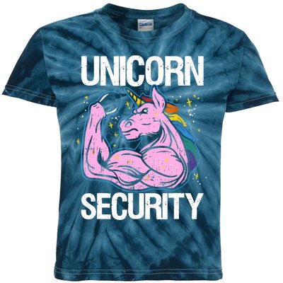 Unicorn Security Funny Costume Police Gift For Men Women Kids Tie-Dye T-Shirt