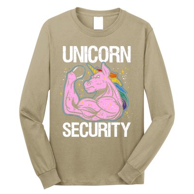 Unicorn Security Funny Costume Police Gift For Men Women Long Sleeve Shirt