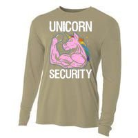 Unicorn Security Funny Costume Police Gift For Men Women Cooling Performance Long Sleeve Crew