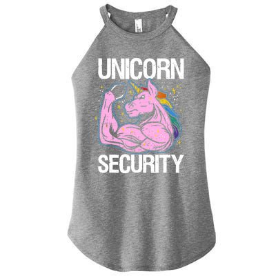 Unicorn Security Funny Costume Police Gift For Men Women Women's Perfect Tri Rocker Tank