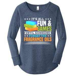 Until Someone Forget The Fragrance Oils Handmade Soap Making Cool Gift Women's Perfect Tri Tunic Long Sleeve Shirt