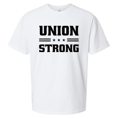 Union Strong For Pro Labor Union Workers Sueded Cloud Jersey T-Shirt