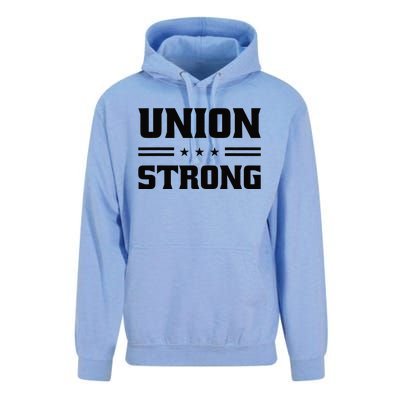 Union Strong For Pro Labor Union Workers Unisex Surf Hoodie