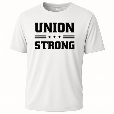 Union Strong For Pro Labor Union Workers Cooling Performance Crew T-Shirt