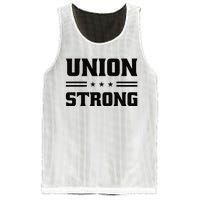 Union Strong For Pro Labor Union Workers Mesh Reversible Basketball Jersey Tank