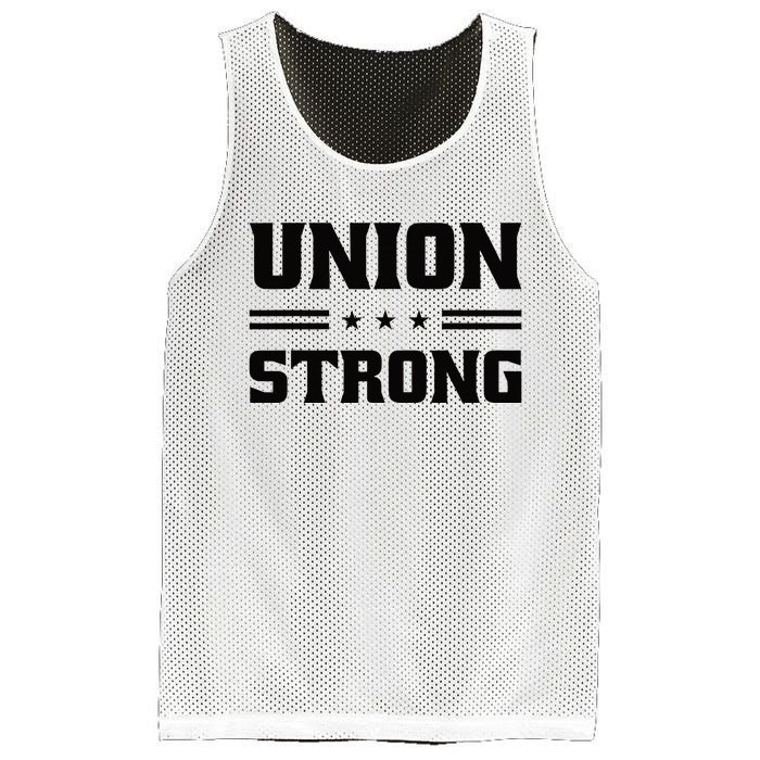 Union Strong For Pro Labor Union Workers Mesh Reversible Basketball Jersey Tank