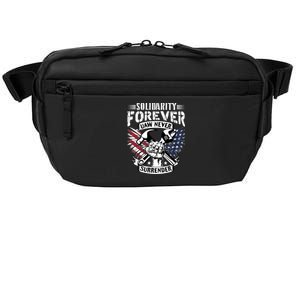 USA Solidarity Forever UAW Never Surrender UAW Union Strong Crossbody Pack