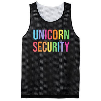 Unicorn Security Funny Birthday Girl Gifts Dad Mom Daughter Mesh Reversible Basketball Jersey Tank