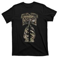 Us Special Forces Sf Ranger Tab Multicam Camo T-Shirt