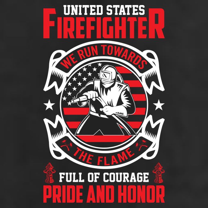United States Firefighter We Run Towards Firefighters Dad Gift 11oz C Handle Ceramic Mug