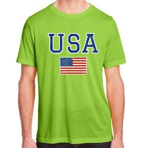 United States Flag & Patriotism Usa Adult ChromaSoft Performance T-Shirt