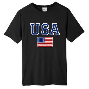 United States Flag & Patriotism Usa Tall Fusion ChromaSoft Performance T-Shirt