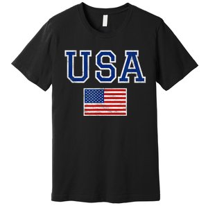 United States Flag & Patriotism Usa Premium T-Shirt