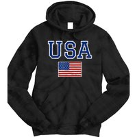 United States Flag & Patriotism Usa Tie Dye Hoodie