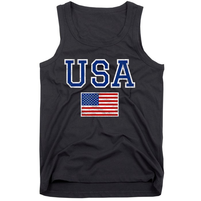 United States Flag & Patriotism Usa Tank Top