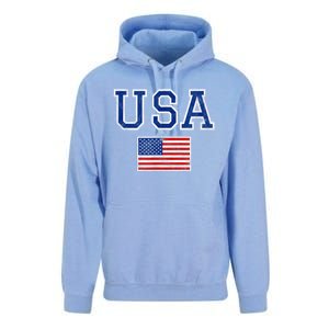 United States Flag & Patriotism Usa Unisex Surf Hoodie