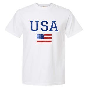 United States Flag & Patriotism Usa Garment-Dyed Heavyweight T-Shirt