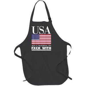 United States Flag Full-Length Apron With Pockets