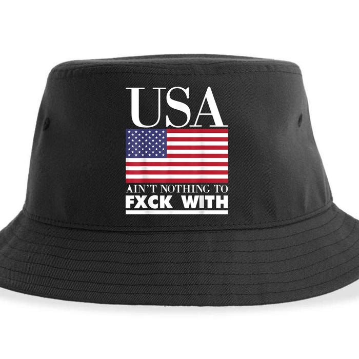 United States Flag Sustainable Bucket Hat