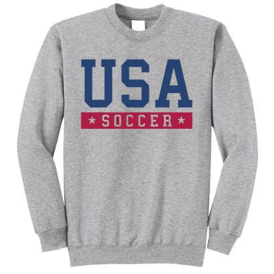 USA Soccer Fan Tall Sweatshirt