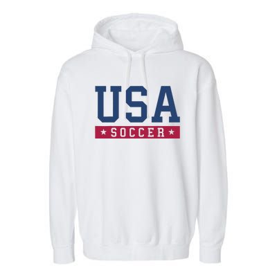 USA Soccer Fan Garment-Dyed Fleece Hoodie