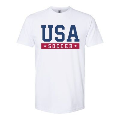 USA Soccer Fan Softstyle CVC T-Shirt