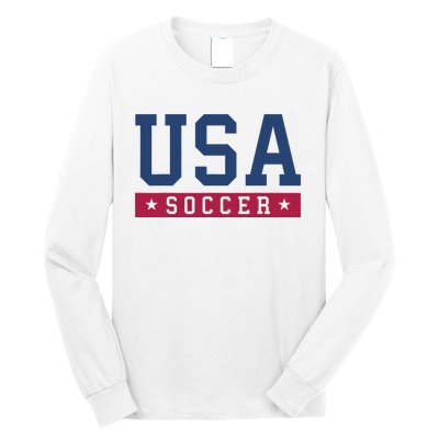 USA Soccer Fan Long Sleeve Shirt