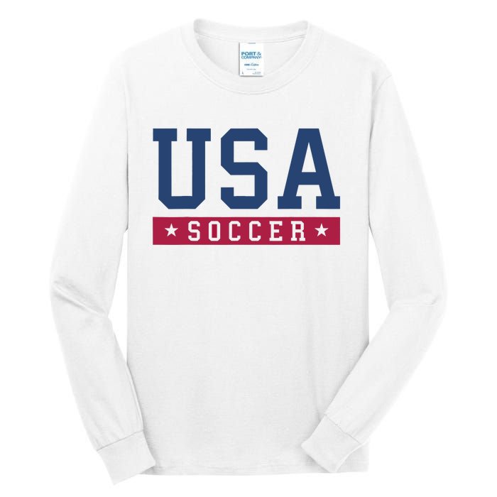 USA Soccer Fan Tall Long Sleeve T-Shirt