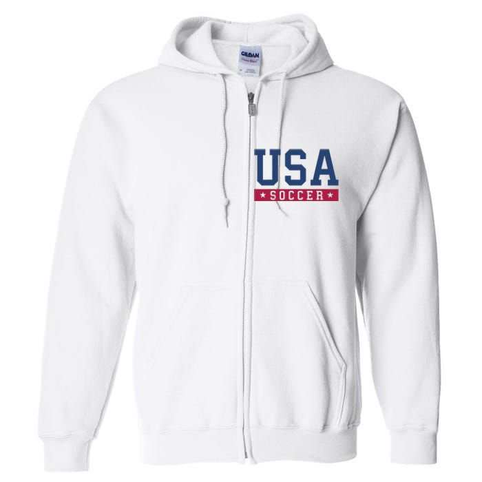 USA Soccer Fan Full Zip Hoodie