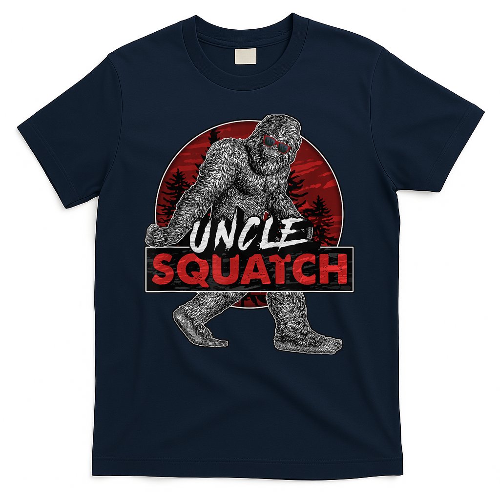  Uncle Squatch - Funny, Cool Bigfoot Sasquatch Uncle T-Shirt